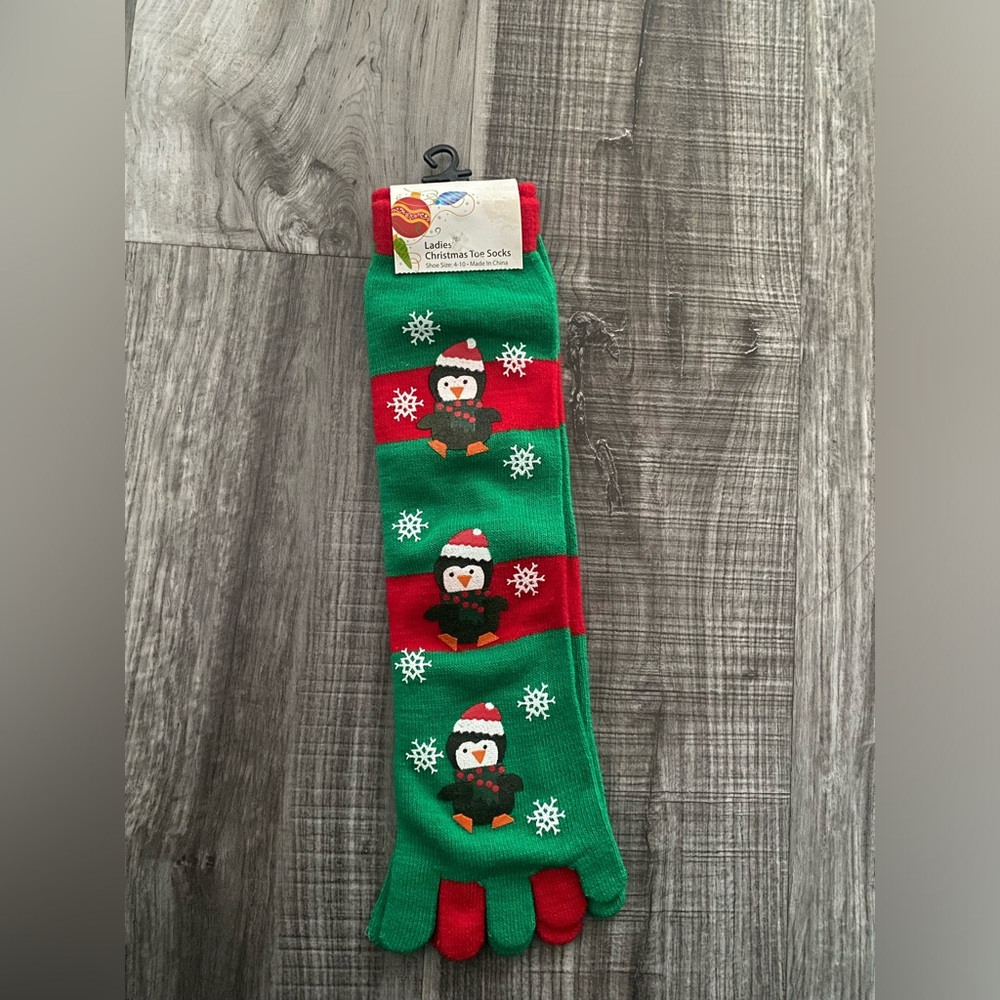 Christmas Gifts Stocking Socks For Women - Christmas Toe Socks Fo size 4-10
